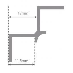 Wetwall Internal Corner Cross Section