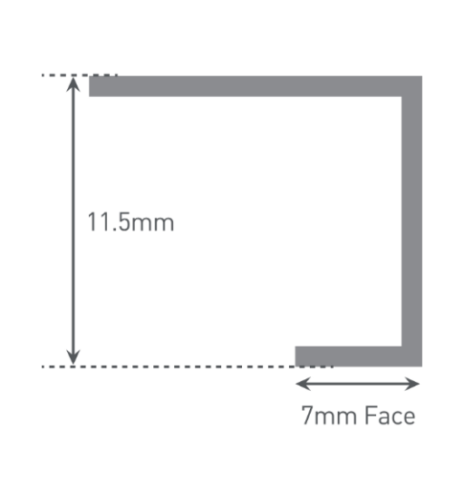 Wetwall End Profile Cross Section